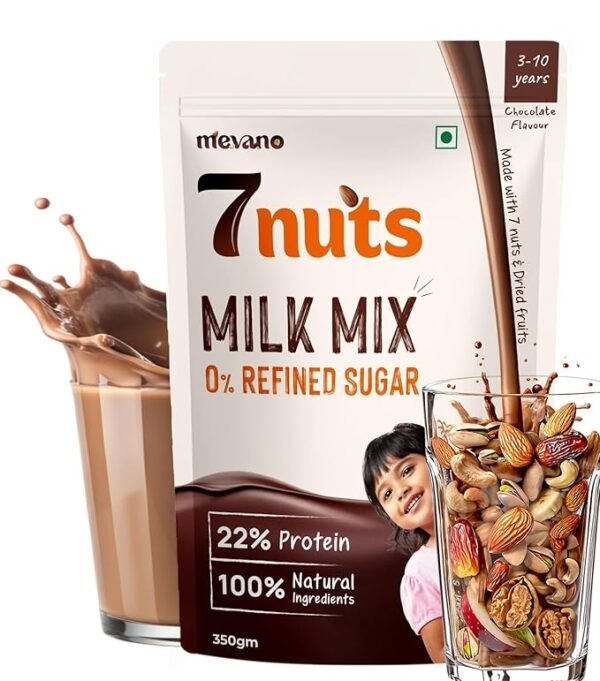 Mevano 7 Nuts Nutrition Drink Powder 3-10 age, 350g