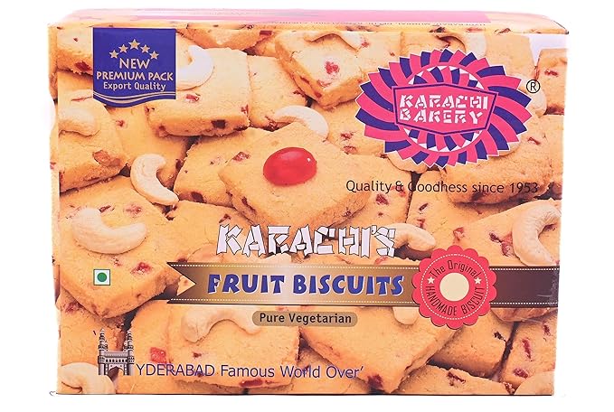 Karachi Fruit Biscuit - Premium, 400 g