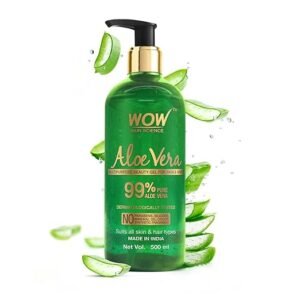 WOW Skin Science 99% Pure Aloe Vera Gel for Face