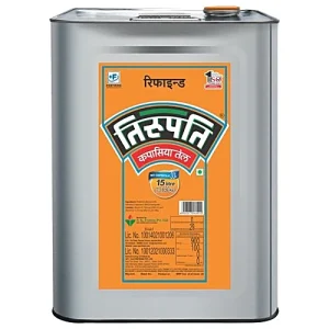 Tirupati Cotton Seed Oil, 15 L